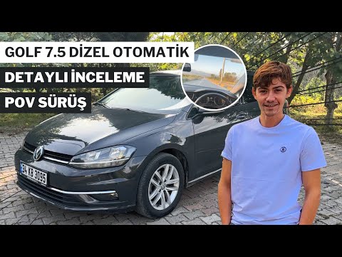GOLF 7.5 COMFORTLINE İNCELEDİK !! DİZEL OTOMATİK GERÇEKTEN AZ MI YAKIYOR? 0-100 TEST !! ENG.SUBT !!