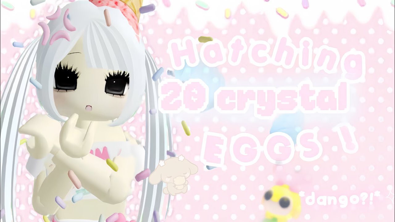 ˖ ᡣ𐭩   ໒꒱ HATCHING 20 CRYSTAL EGGS !! ໒꒱