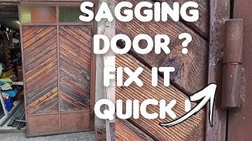 How to lift Door Hinge easy way , without removing the door !