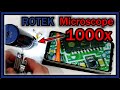 Wireless Digital Microscope ROTEK RT-107W 50x and 1000x Magnification HD 1080P 2 MP FULL REVIEW