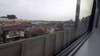 2017年4月17日，中央線　中央ライナー4号　立川－東京　車窓左側　ノーカット
