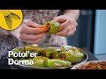 Potoler dorma—two versions | Bengali stuffed pointed gourd recipe