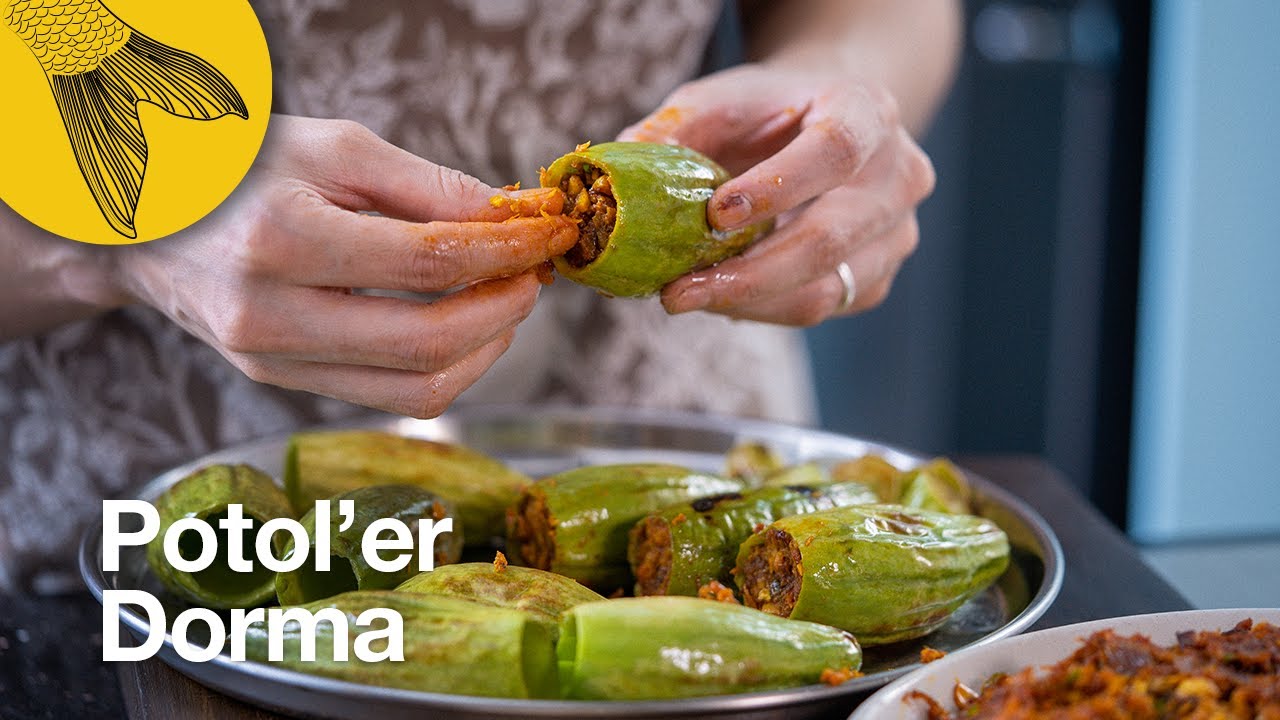 Potoler dorma—two versions | Bengali stuffed pointed gourd recipe