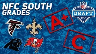 Buccaneers Falcons Panthers Saints NFC South 2017 NFL Draft Grades NFL NOW