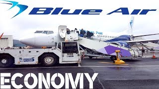BLUE AIR REVIEW London to Bucharest|Boeing 737-500