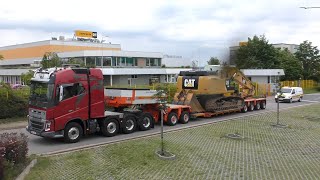 Transport of Caterpillar 349E excavator - Nadměrný náklad - Heavy transport - Schwertransport