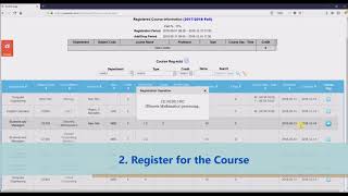 Course Registration By Student