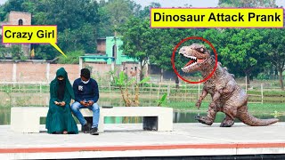 Dinosaur Attack Prank in Public !! Jurassic World Attack In Real Life - Try To Not Laugh ( Part 3 )