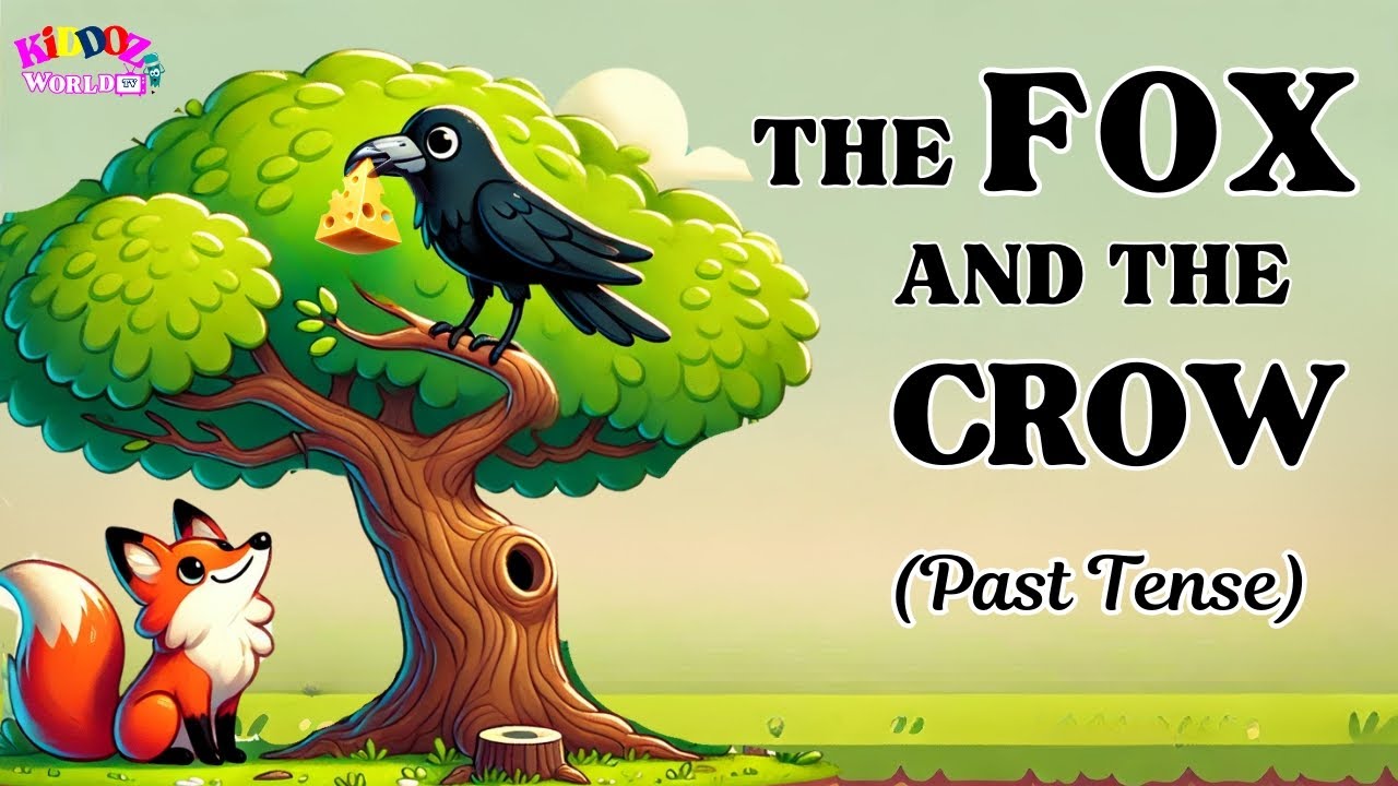 The Fox and the Crow | A Short Moral Story for kids | Learn English ...