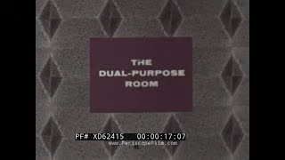 Thumbnail for "THE DUAL PURPOSE ROOM"  1961 PORTLAND CEMENT PROMO FILM FOR FALLOUT SHELTERS CIVIL DEFENSE  XD62415