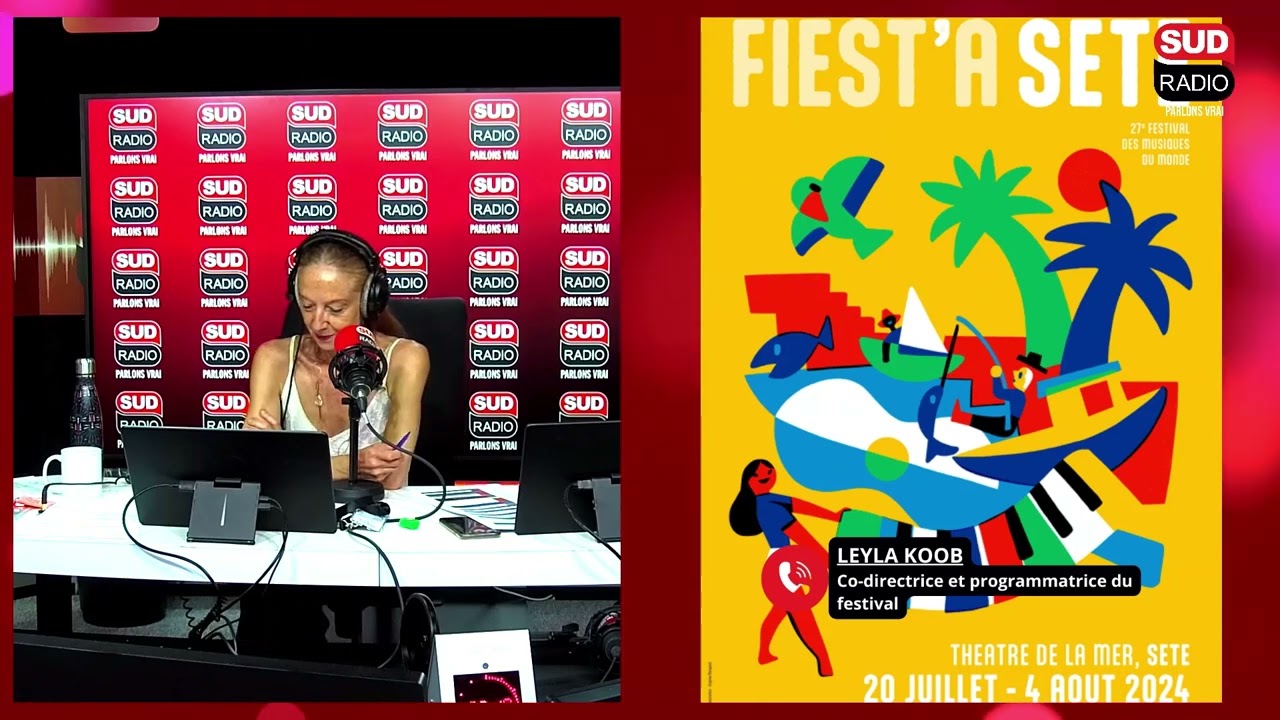 Le lancement du Festival Fiest’A Sète qui va durer jusqu'au 4 août