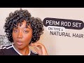 Perm Rod Set on Natural Hair | Lolade Fashola