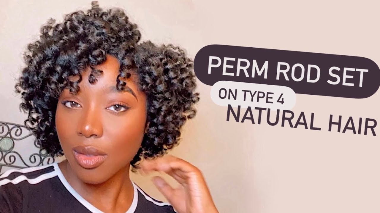 Perm Rod Set on Natural Hair | Lolade Fashola - YouTube