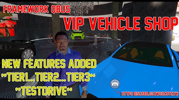 [QShop] VIP VEHICLE SHOP | QBUS FRAMEWORK | INTEGRATED WITH DISCORD