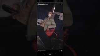 Paweł Tyburski chamski dla kobiety w przedziale, popisuje się na instagramie