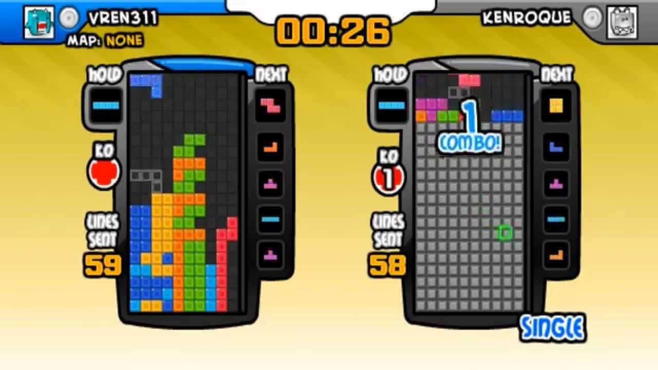 Tetris ZT Stacking - 97 Lines!