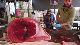 Cooking Tuna #1 | Street food in Sicily Italy