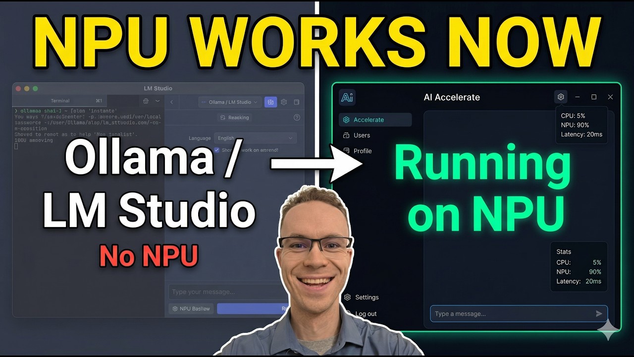 Run LLMs on Your CPU’s NPU (NO GPU Needed) – Full Setup Guide - YouTube