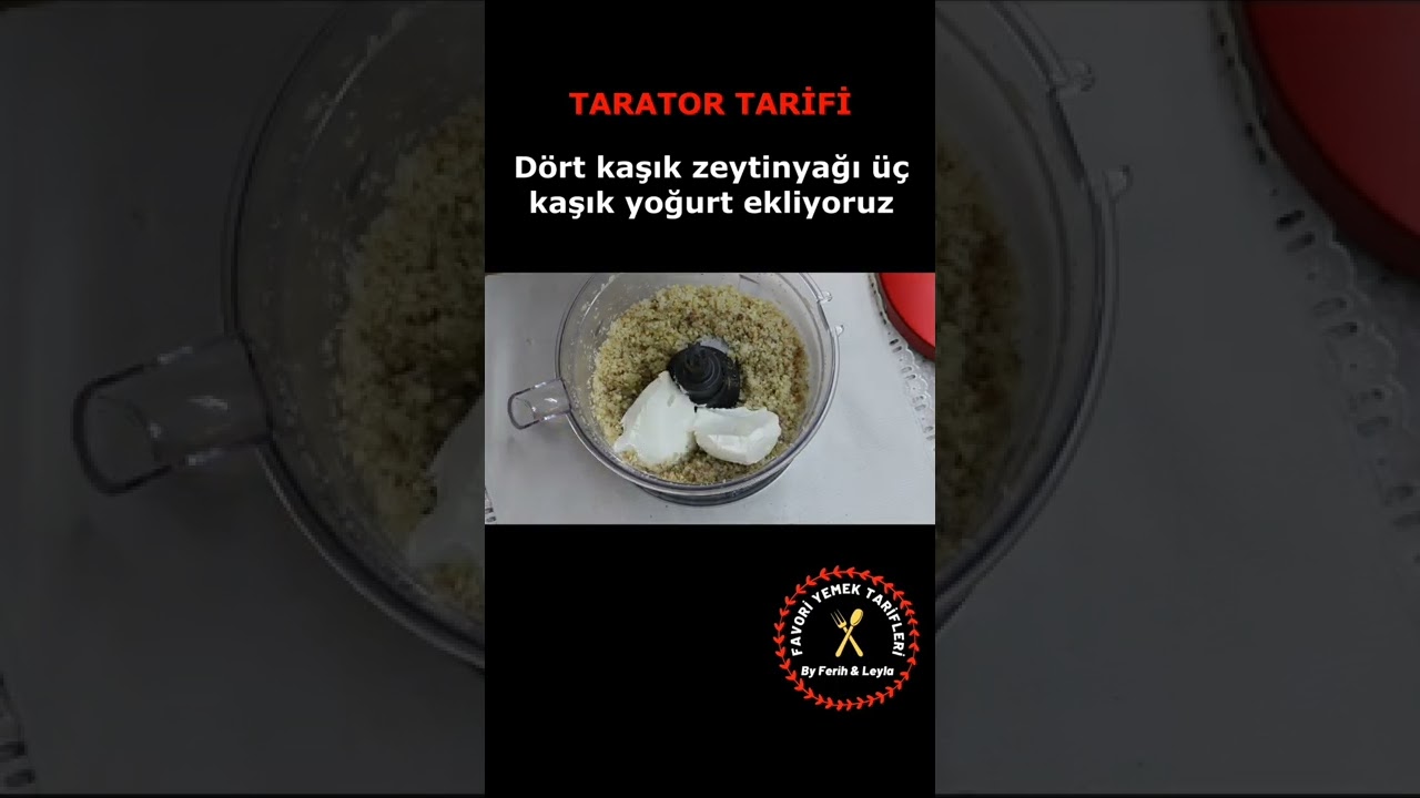 #shorts Mükemmel Mezeler Nasıl Yapılır: Geleneksel Türk Tarator Tarifi