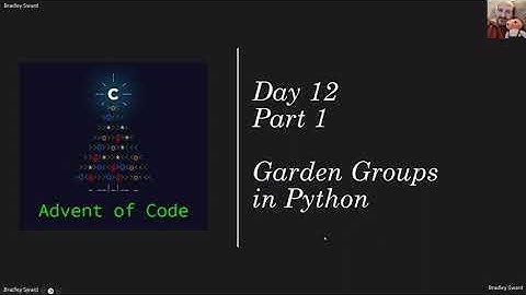 Advent of Code 2024 - Day 12 - Part 1 - Garden Groups in Python