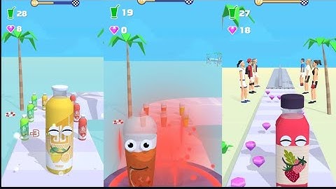 Juice Run - All Levels Gameplay Android,ios game Mobile Game Max Level New Update -172-178