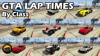 Fastest Cars By Class For Racing (2021) - GTA 5 Best Fully Upgraded Cars Lap Time Countdown