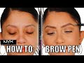 *NEW* NYX LIFT & SNATCH BROW TINT PEN + ALL DAY WEAR & HOW TO USE BROW PENS | MagdalineJanet