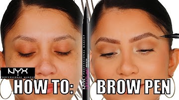 *NEW* NYX LIFT & SNATCH BROW TINT PEN + ALL DAY WEAR & HOW TO USE BROW PENS | MagdalineJanet