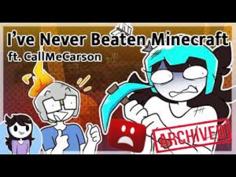 I tried to beat Minecraft with CallMeCarson! | Jaiden Animations (Reupload)