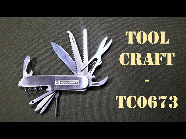 Navaja Suiza 15 Funciones AceroInox Toolcraft TC0673