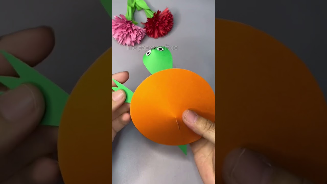 Get Creative with Paper: Learn How to Make a Charming Paper Tortoise | 