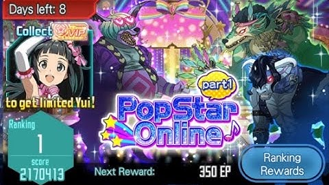 SAO Memory Defrag Global - Pop Star Online part 1 Master+1 No Damage