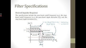 WEEK 11 FIR FILTER CONVENTIONS PART 5