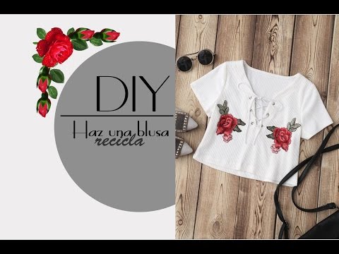 DIY COMO HACER UNA BLUSA DE MODA / TECNICA SIN PARCHE @maryto1000