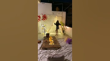 Night terrace party at home #shorts #youtubeshorts #ruchikaasatkar #trend #viral #trending