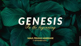 17 September 2023 | English Worship Service | Male, Female, Marriage screenshot 5