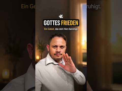 „Wenn dein Herz heute keine Ruhe findet, hör dir das bis zum Ende an. 🕊️“ #Gebet #Frohebotschaft