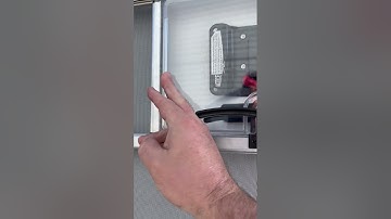 How To Replace An RV Screen Door Slider | Removal & Installation On Dexter RV Door
