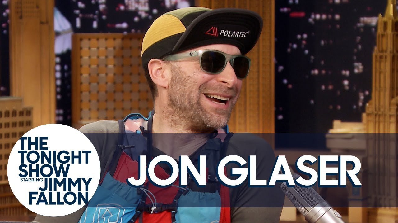 Jimmy Helps Jon Glaser Unpack Some of His Intense Running Gear