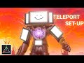 Skibidi toilet titan TV man teleport prisma 3d tutorial prisma 3d animation