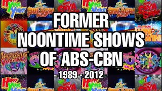 BALIKAN: Former Noontime Shows of ABS-CBN (1989-2012)