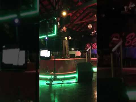 De Beer Garden Karaoke Contest Louiis Singing 新加坡张宇唱你把我灌醉