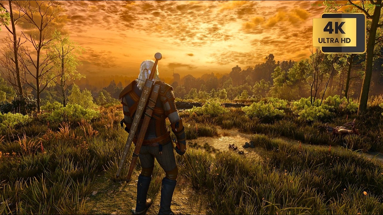 ABSURDO!! - THE WITCHER 3 REMASTERED.. Gameplay em 4K60 na RTX 5090!