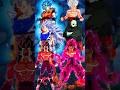 Epic Showdown | Cc Goku | Goku MUI 3 | Xeno Vegeta vs Evil Goku | Black Jiren | Xeno Gohan | #shorts