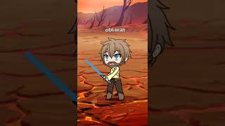 anakin vs obi-wan anakin is holding a desert eagle.