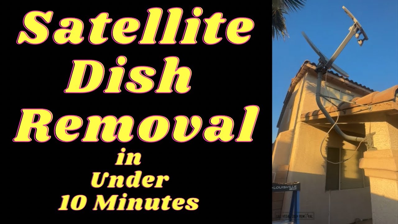 Satellite Dish Removal in Under 10 Minutes YouTube