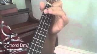 Video thumbnail of "Ukulele Chord Dm7. Chords ukulele"