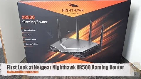 First Look at Netgear Nighthawk XR500 Gaming Router