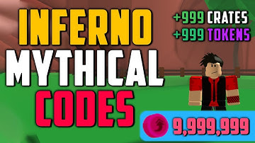INFERNO UPDATE MYTHICAL CODES IN ROBLOX MINING SIMULATOR