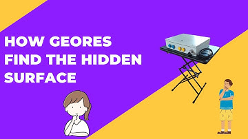 How we find the hidden surface and tunnel in using Geores Device.?